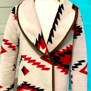 Billabong aztec print coat